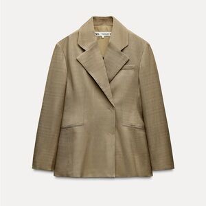 ZARA Women's Tan Blazer